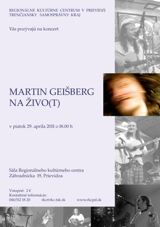 Martin Geišberg - plagát